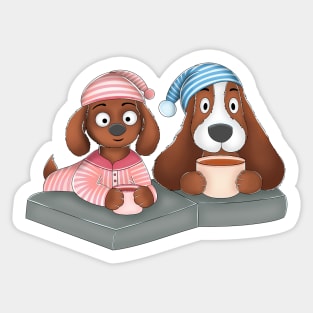 Tea Before Sleep Sticker